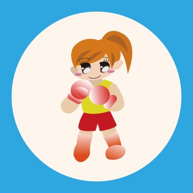 boksör Tema öğeleri vektör, eps simgesi öğesi