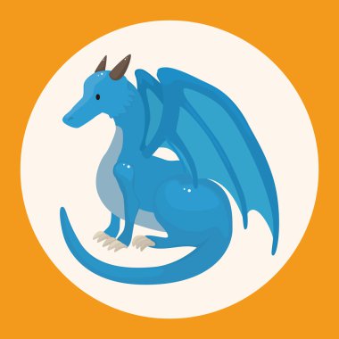 ejderha Tema öğeleri simge öğesi