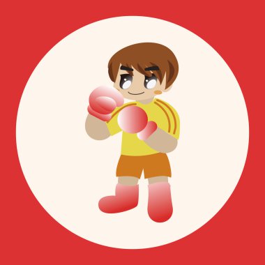 boksör Tema öğeleri vektör, eps simgesi öğesi