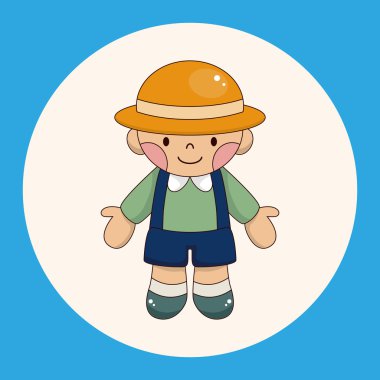 Öğrenci karikatür Tema öğeleri vektör, eps simgesi öğesi