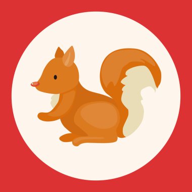 hayvan sincap çizgi film Tema öğeleri simge öğesi