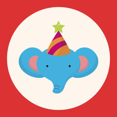 hayvan fil çizgi film Tema öğeleri simge öğesi