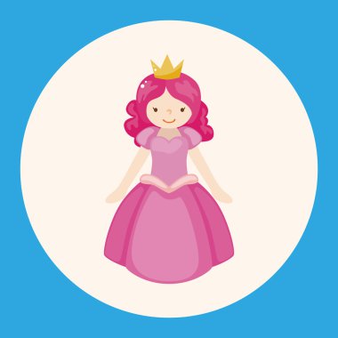 Royal Tema Prenses öğeleri simge öğesi