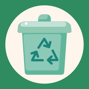 Çevre koruma kavramı Tema öğeleri, iş geri dönüşüm t simgesi öğesi