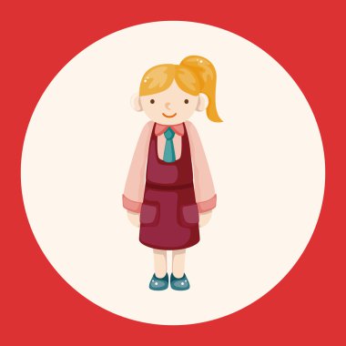 Garson Tema öğeleri vektör, eps simgesi öğesi