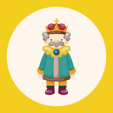 Royal Tema öğeleri simge öğesi Kral