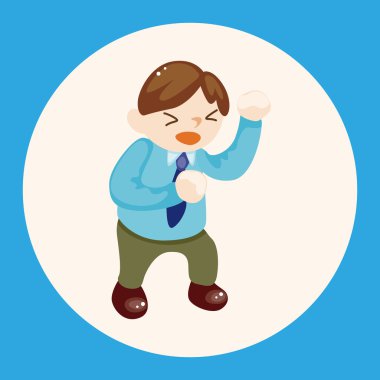 Ofis çalışanları Tema öğeleri simge öğesi
