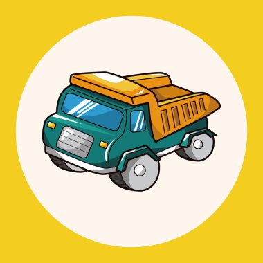 kamyon Tema öğeleri simge öğesi