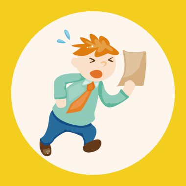 Ofis çalışanları Tema öğeleri simge öğesi