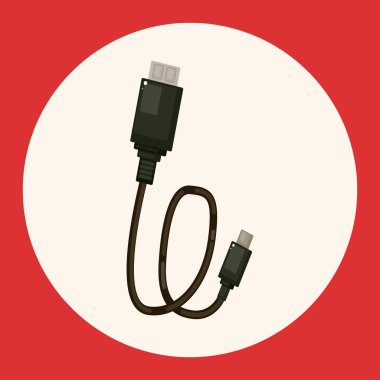 Bağdaştırıcı kablosu Tema öğeleri simge öğesi