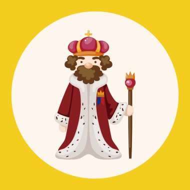 Öğeleri vektör royal Tema king, eps simgesi öğesi