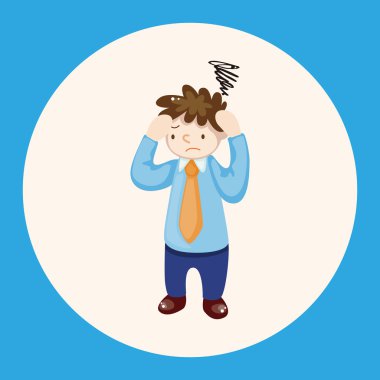 Ofis çalışanları Tema öğeleri simge öğesi