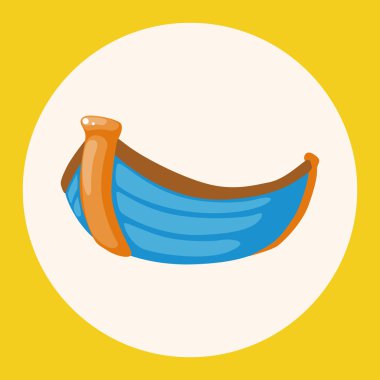 Ulaşım tekne Tema öğeleri simge öğesi