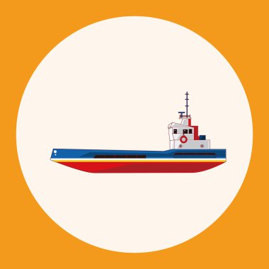 Ulaşım tekne Tema öğeleri simge öğesi