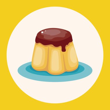 puding Tema öğeleri simge öğesi