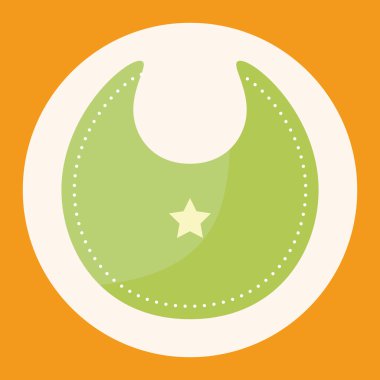 Bebek önlüğü Tema öğeleri simge öğesi