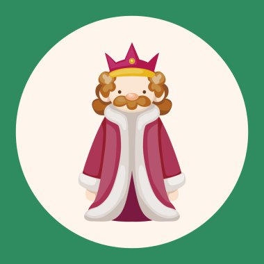 Royal Tema öğeleri simge öğesi Kral