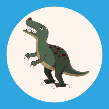 dinozor Tema öğeleri simge öğesi