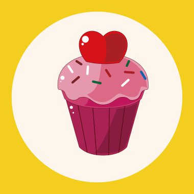 Düğün pastası Tema öğeleri simge öğesi