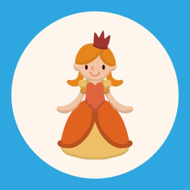 Royal Tema Prenses öğeleri simge öğesi