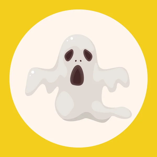 Ghost theme elements  icon element — Stock Vector