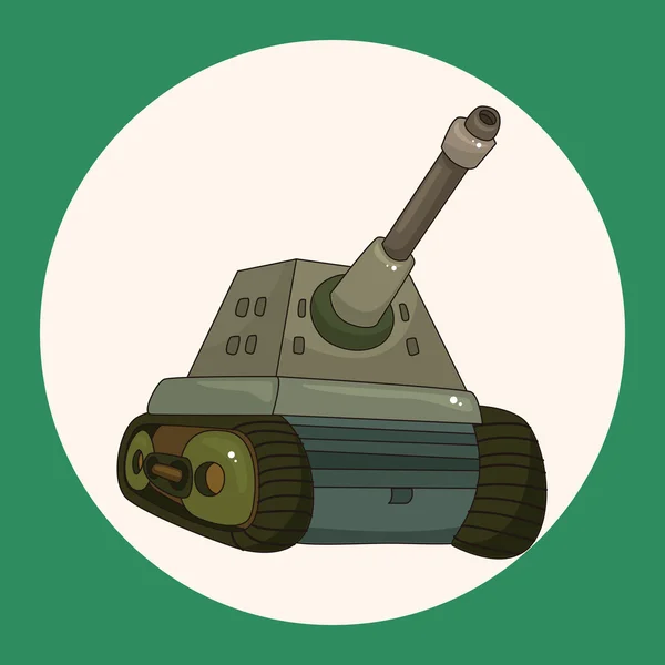 Tank theme elements vecteur, eps icon element — Image vectorielle