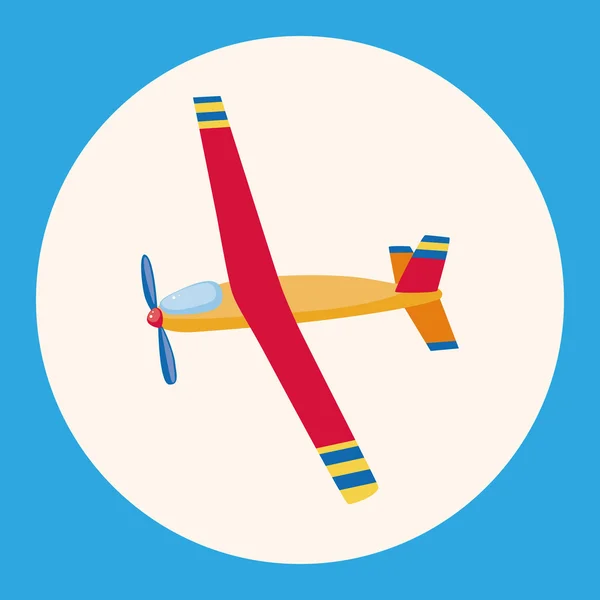 Transportation airplane theme elements icon element — Stock Vector