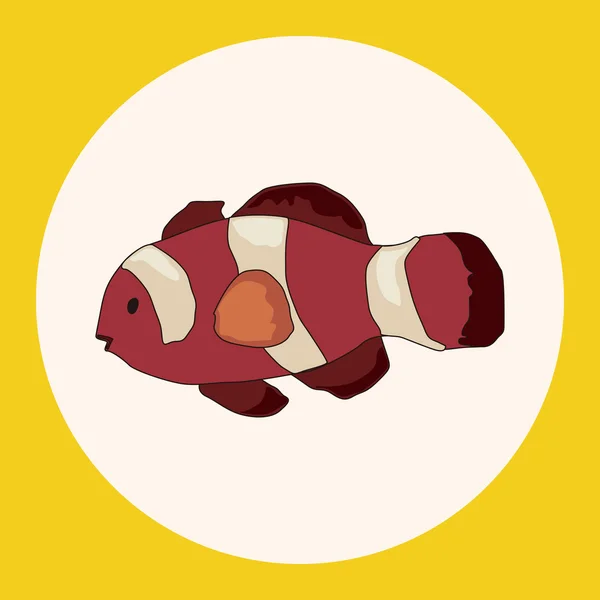 Fish theme elements vector,eps icon element — Stock Vector