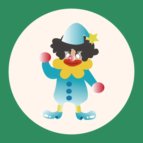 Clowns thème éléments vecteur, eps icône élément — Image vectorielle