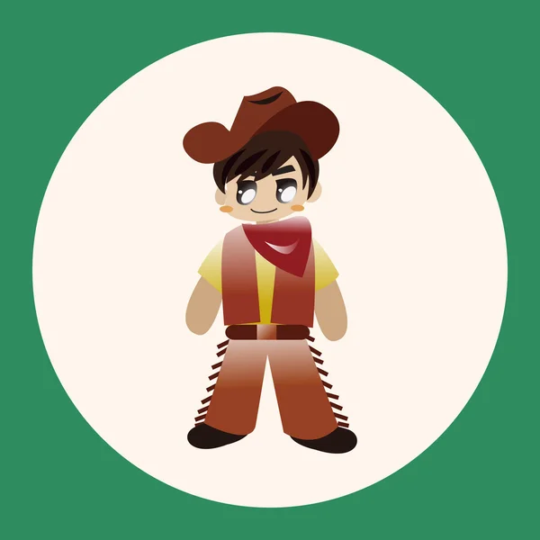 Cowboy-Theme-Elemente Vektor, eps-Symbol-Element — Stockvektor