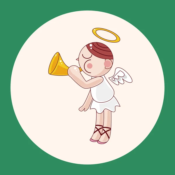 Angel theme elements icon element — Stock Vector