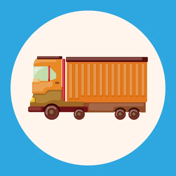 Truck theme elements icon element — Stock Vector