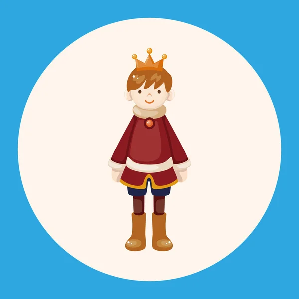 Royal theme prince elements vector, eps icon element — стоковый вектор