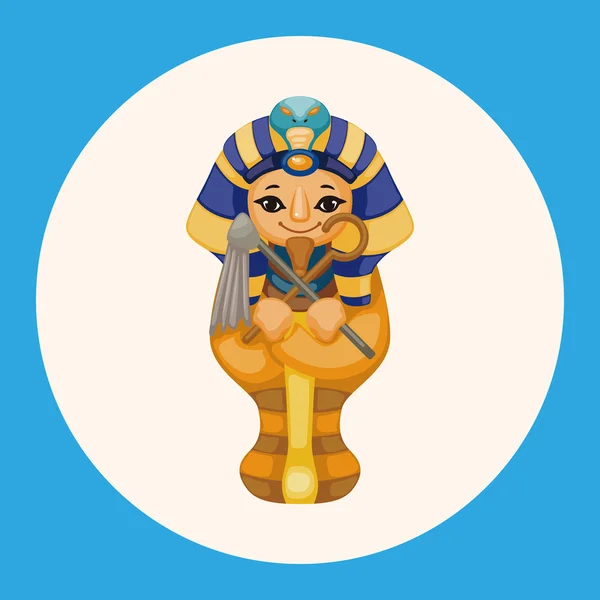 Pharaoh theme elements icon element — Stock Vector