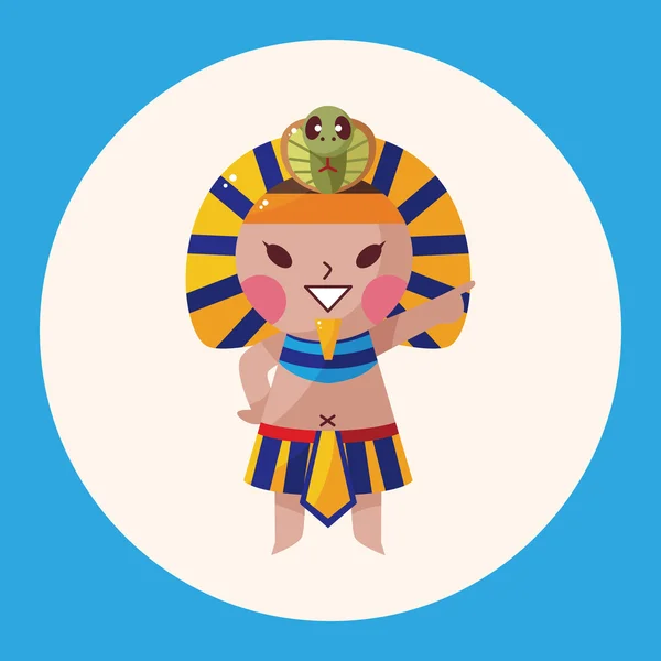 Pharaoh vector de elementos de tema, eps elemento icono — Vector de stock