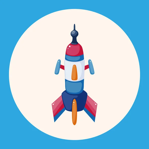 Spaceship theme elements icon element — Stock Vector