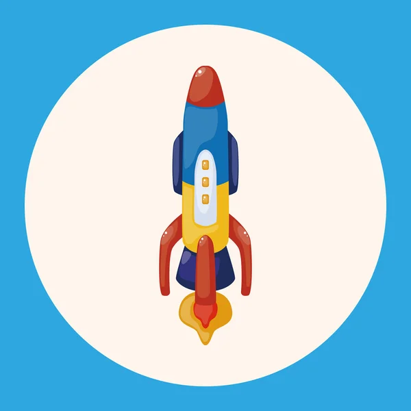 Vetor de elementos de tema de nave espacial, elemento de ícone eps — Vetor de Stock