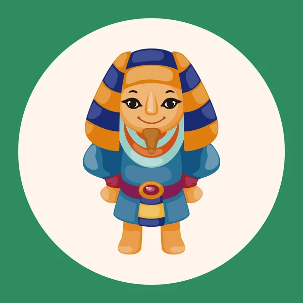 Elemento de icono de elementos de tema de faraón — Archivo Imágenes Vectoriales