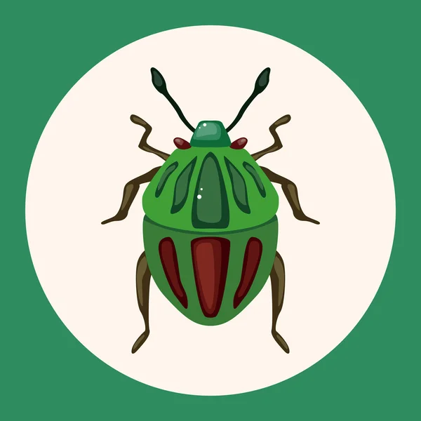 Elemento de ícone de elementos de desenho animado bug —  Vetores de Stock