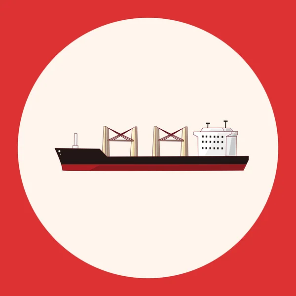 Vervoer boot thema elementen pictogram element — Stockvector