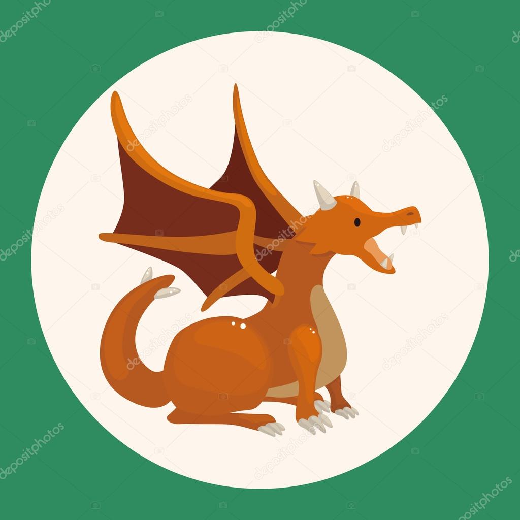 ドラゴンのテーマ要素アイコン要素 ストックベクター C Mocoo03