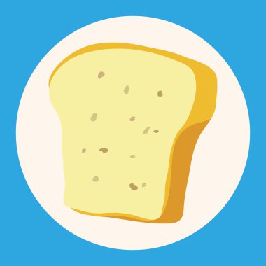 ekmek Tema öğeleri simge öğesi