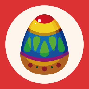 Paskalya yumurtası Tema öğeleri simge öğesi