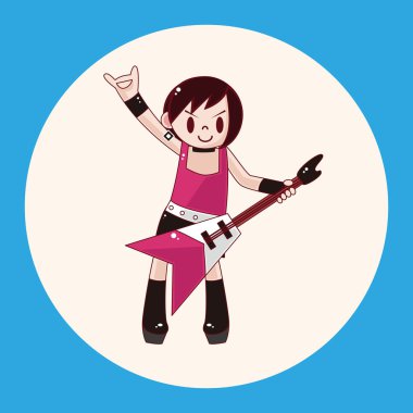 grup üye gitar oyuncu Tema öğeleri simge öğesi