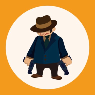 Mafya Tema öğeleri simge öğesi