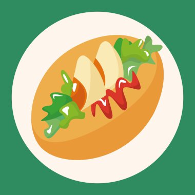 ekmek Tema öğeleri simge öğesi