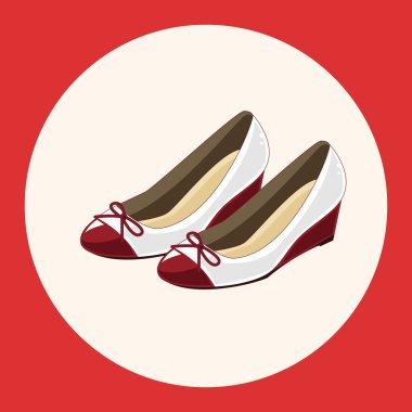 Yüksek topuklu ayakkabılar stil tema öğeleri simge öğesi