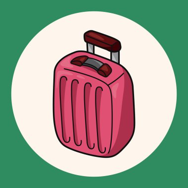 seyahat çanta Tema öğeleri simge öğesi