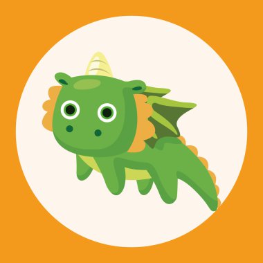 ejderha Tema öğeleri vektör, eps simgesi öğesi