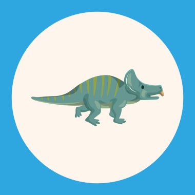 dinozor Tema öğeleri vektör, eps simgesi öğesi